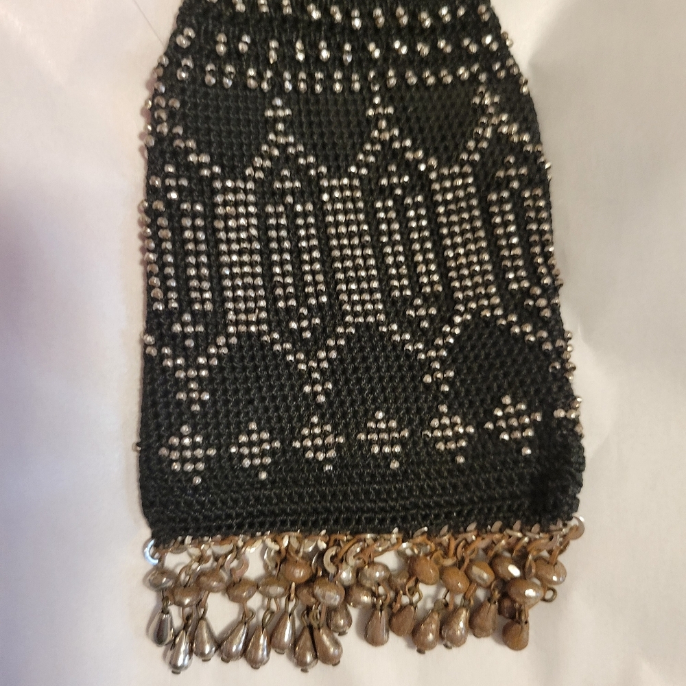 Vintage Miser's Purse Beggar's ~ Antique ? ~ Victorian ? ~ Pretty! - Picture 15 of 16
